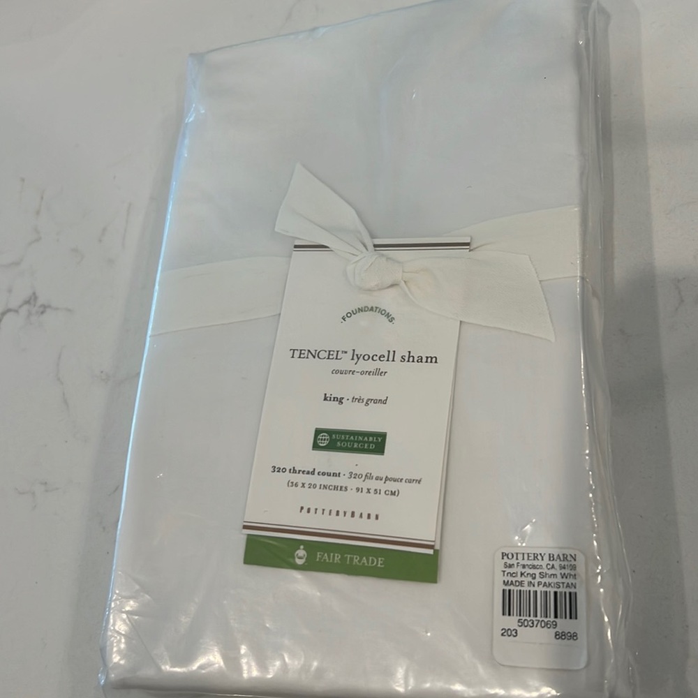 Pottery Barn king sham
